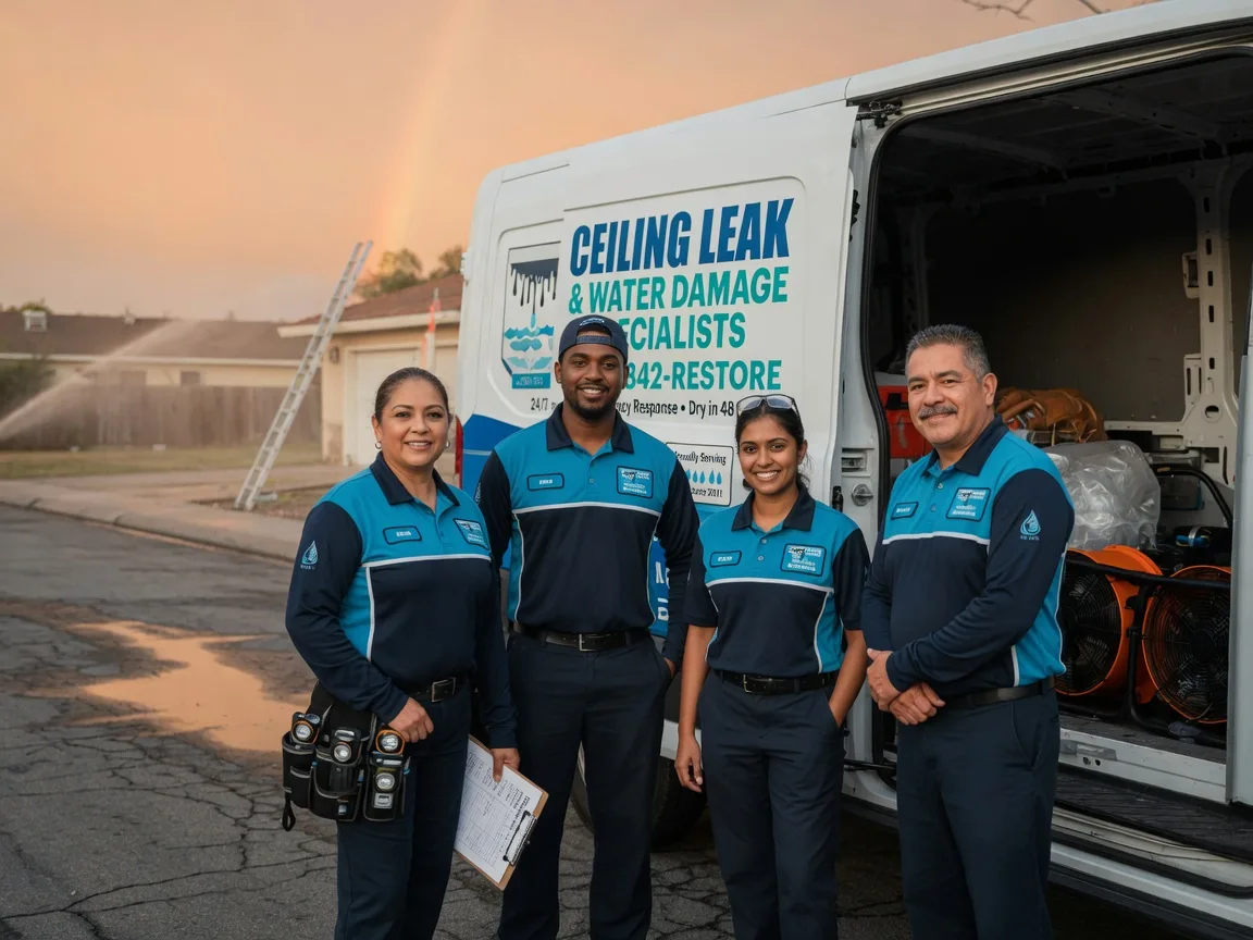 Ceiling Leak Cleanup company in Brocket, ND