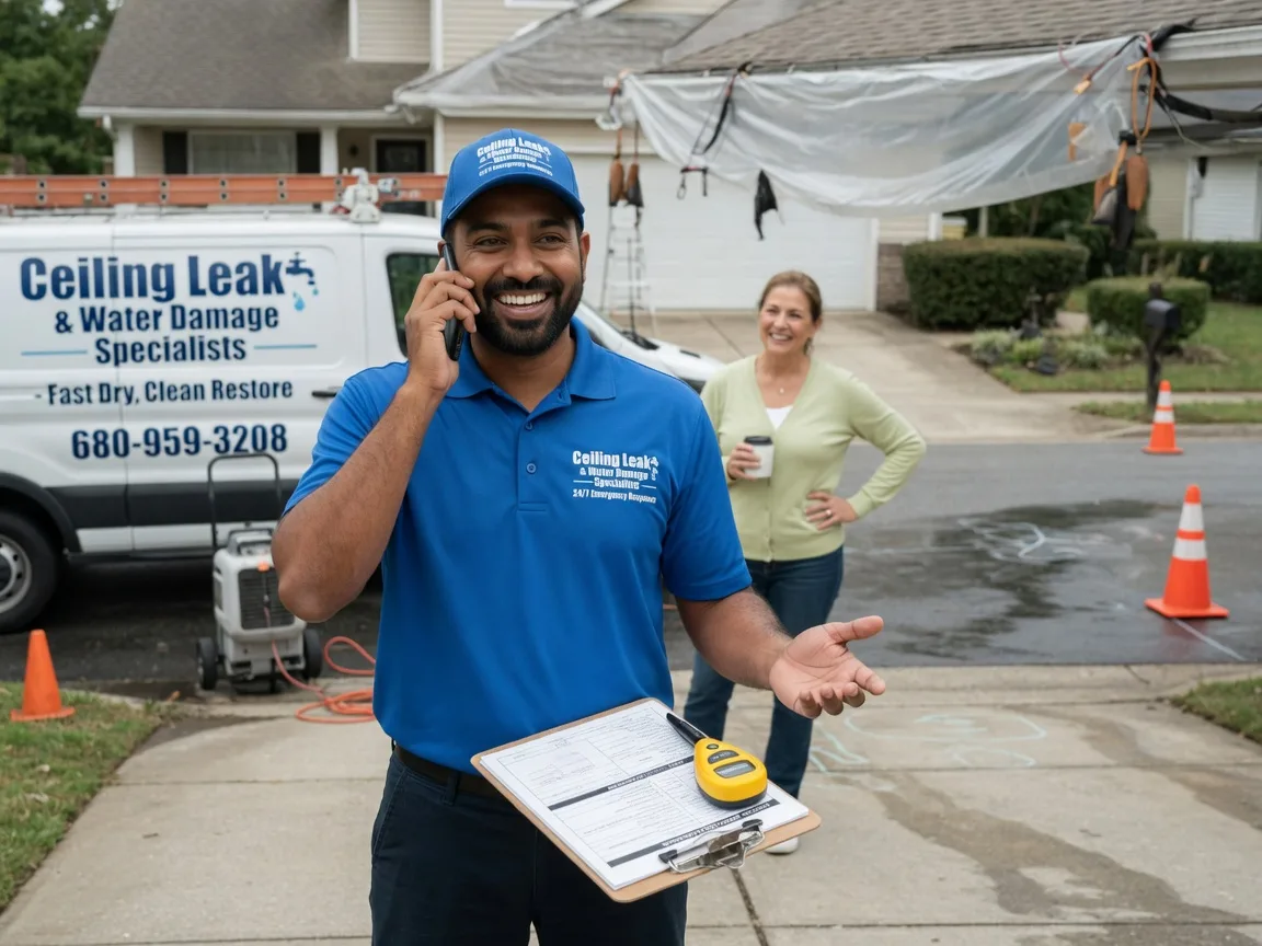 Ceiling Leak Cleanup Brocket, ND FAQs